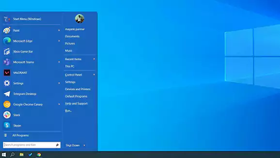 Classic Shell Menu For Windows 8 -10